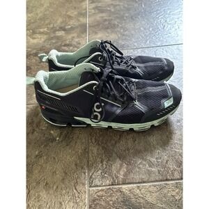 On Cloud Flyers 5‎ Women's Size 10.5 Running Athletic Gray Black Mint Sneakers